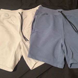 2 Pair Fabletics sweat shorts. Size Medium